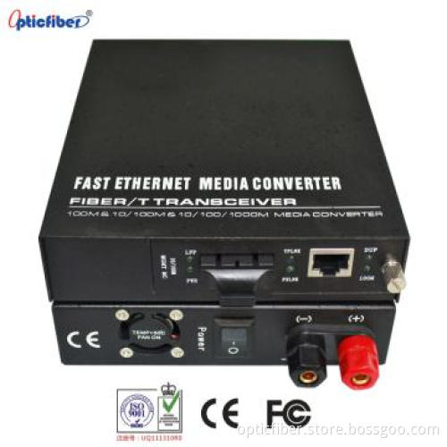 Fiber Media Converter 10/100/1000m 1310nm Sm 60km Sc